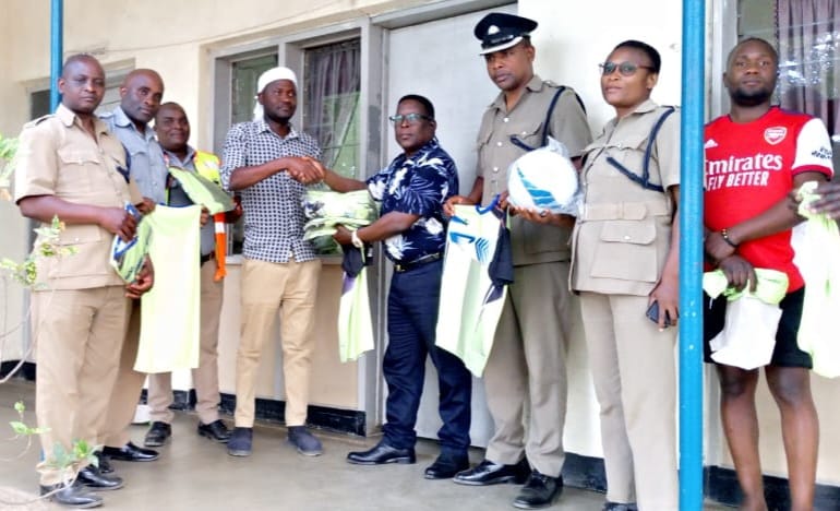 Business Tycoon Donates Football Kit to Mangochi Police