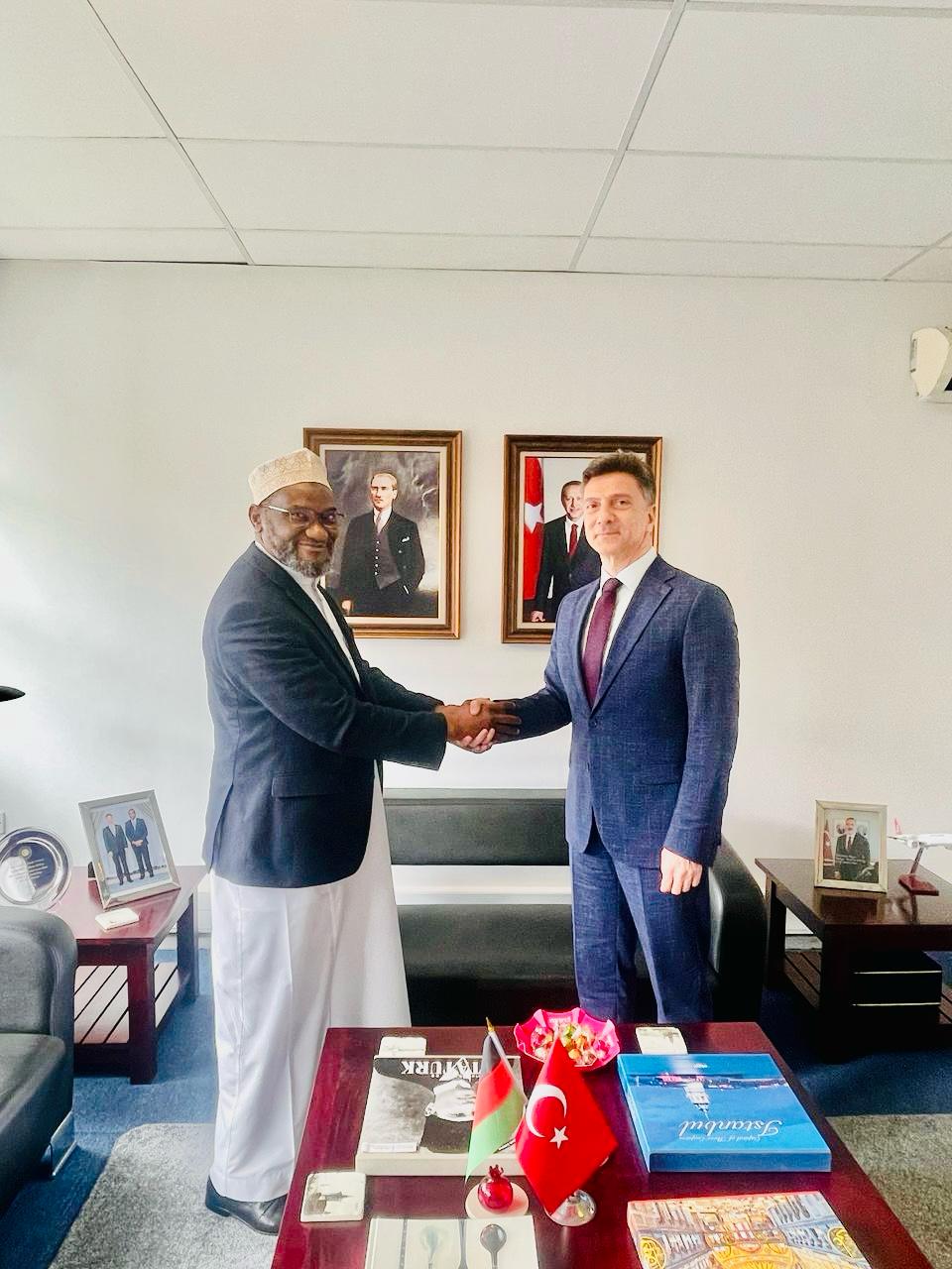 MAM National Chairman Strengthens Ties with New Turkish Ambassador During Official Visit