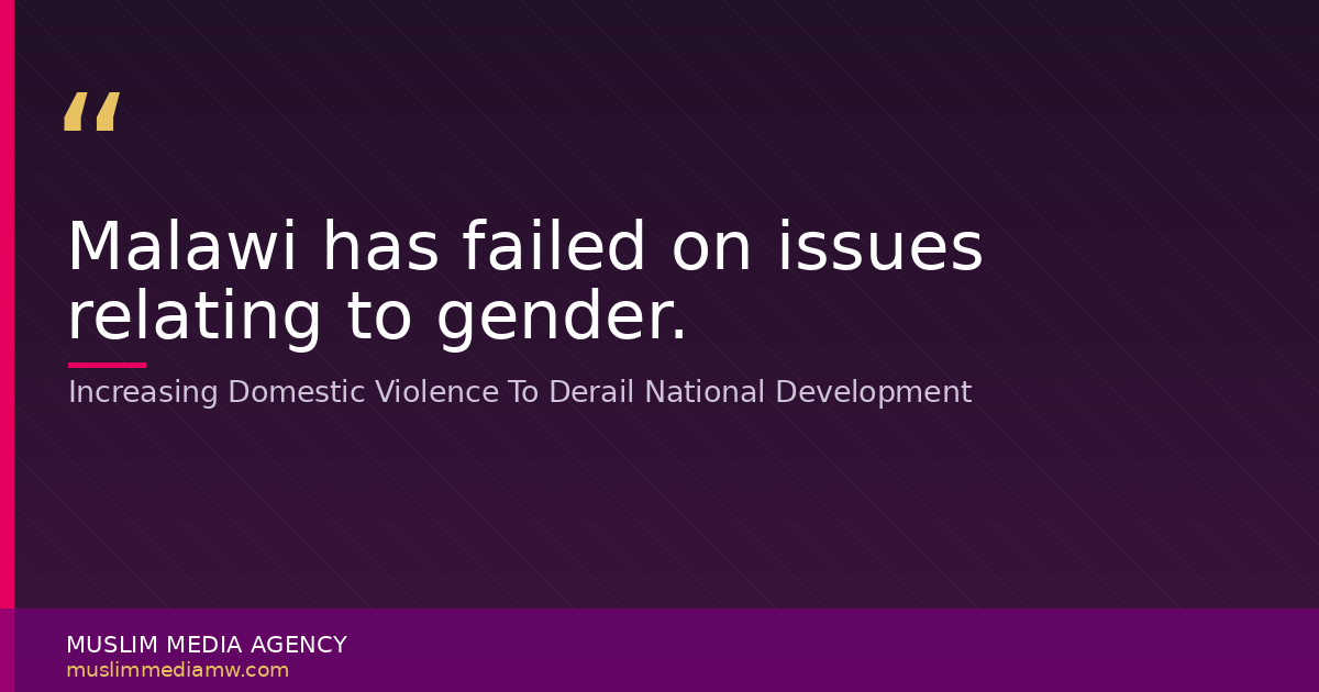 Increasing Domestic Violence To Derail National Development