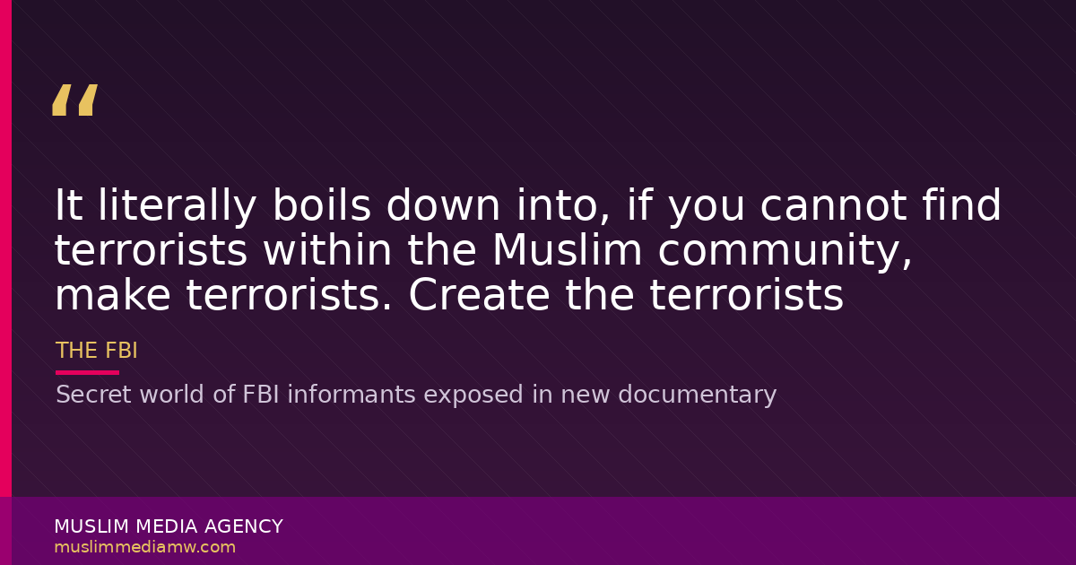 Secret world of FBI informants exposed in new documentary