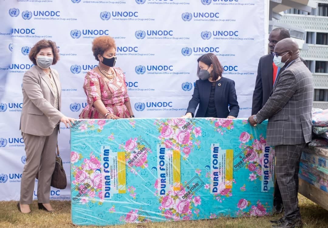UNODC donates beds, mattresses and blankets to trafficking victims in Malawi